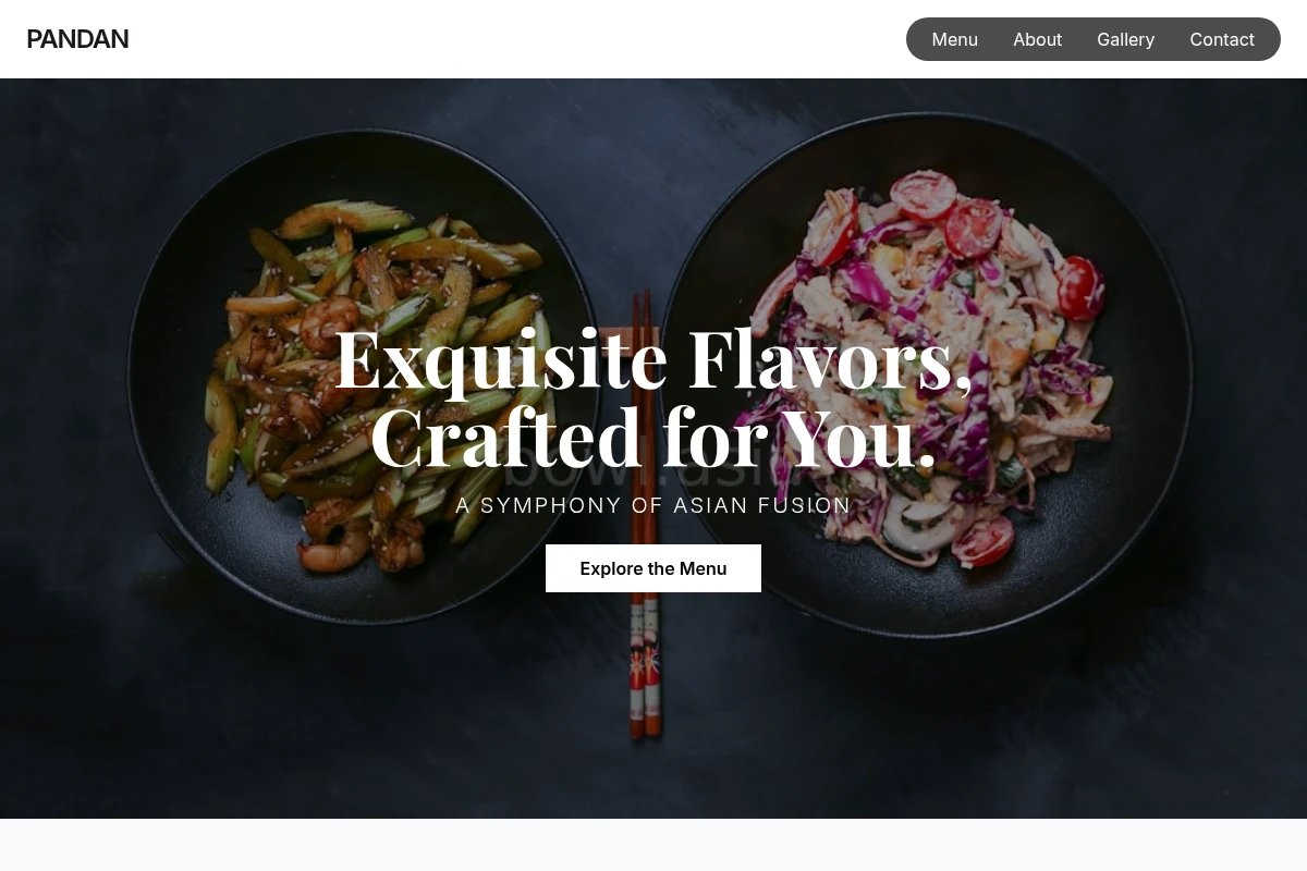 Pandan Asian Fusion Food