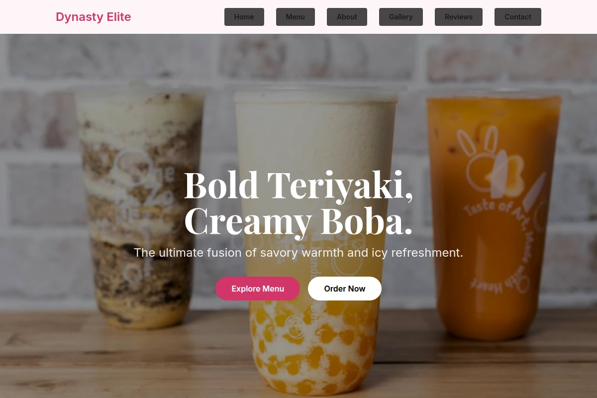 Teriyaki Boba Shop