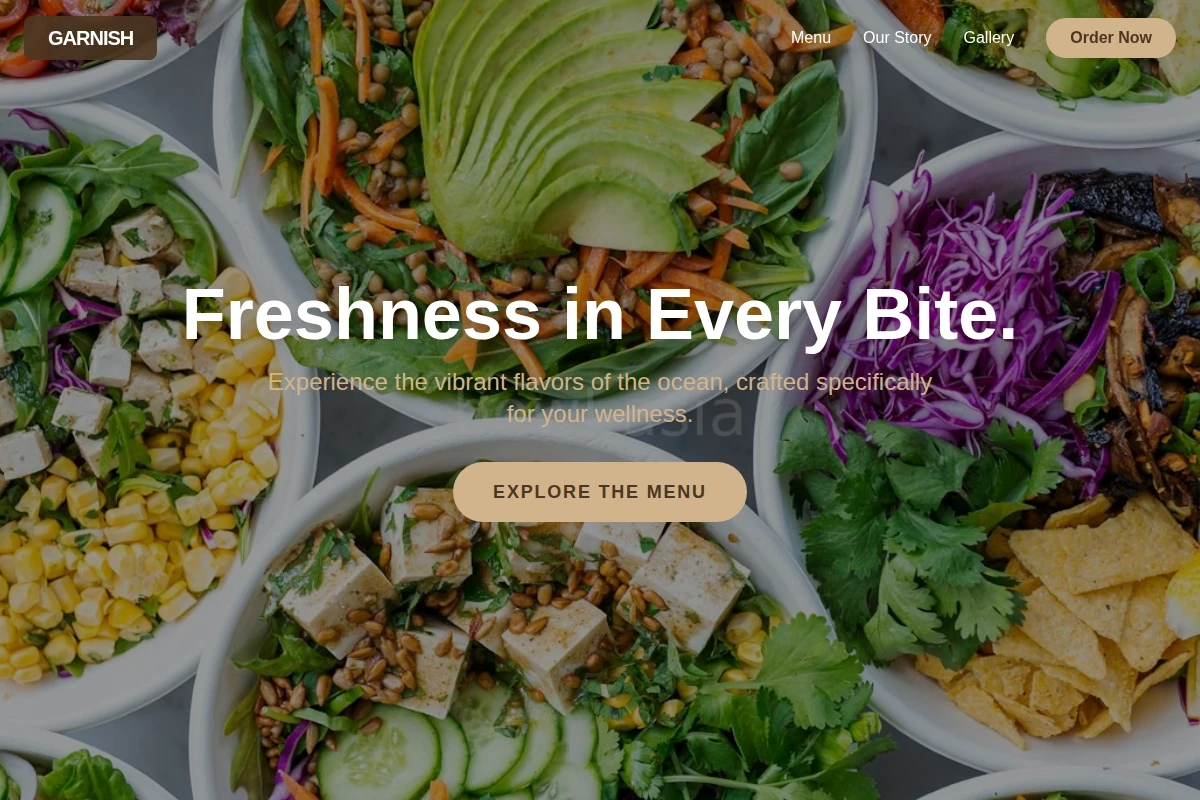 Garnish Poke Bowl