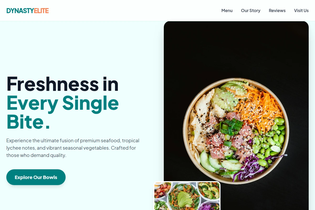 Lychee Poke Bowl