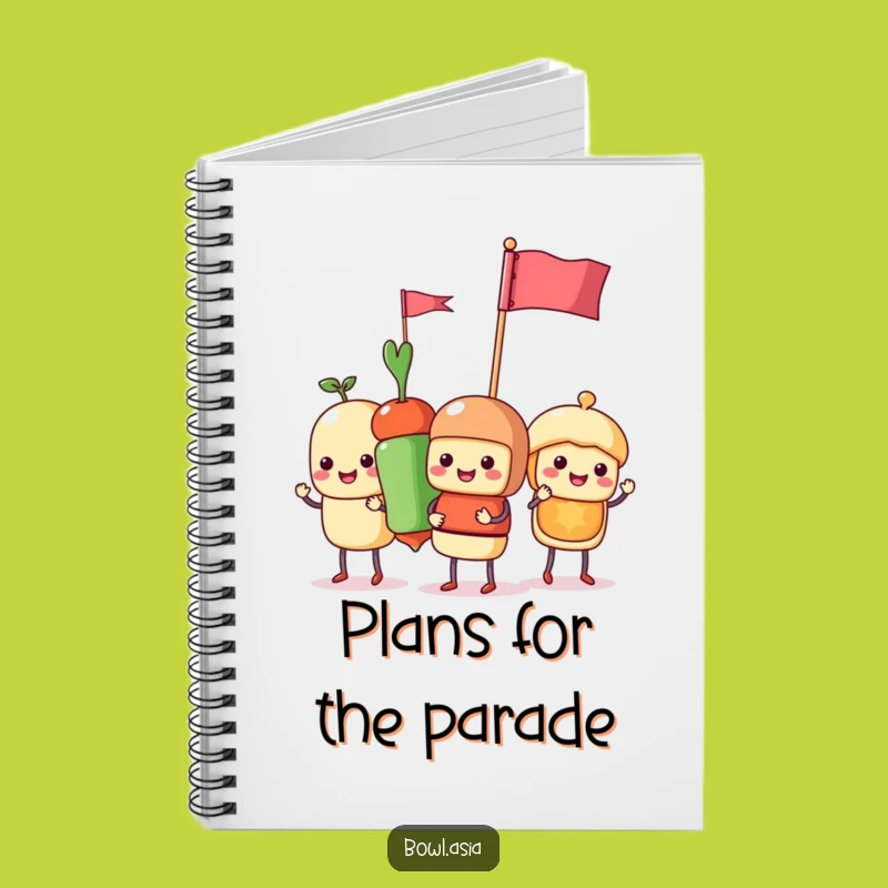 Funny Food Skewer Parade Notebook: Jot Down Ideas with This Hilarious Funny Journal