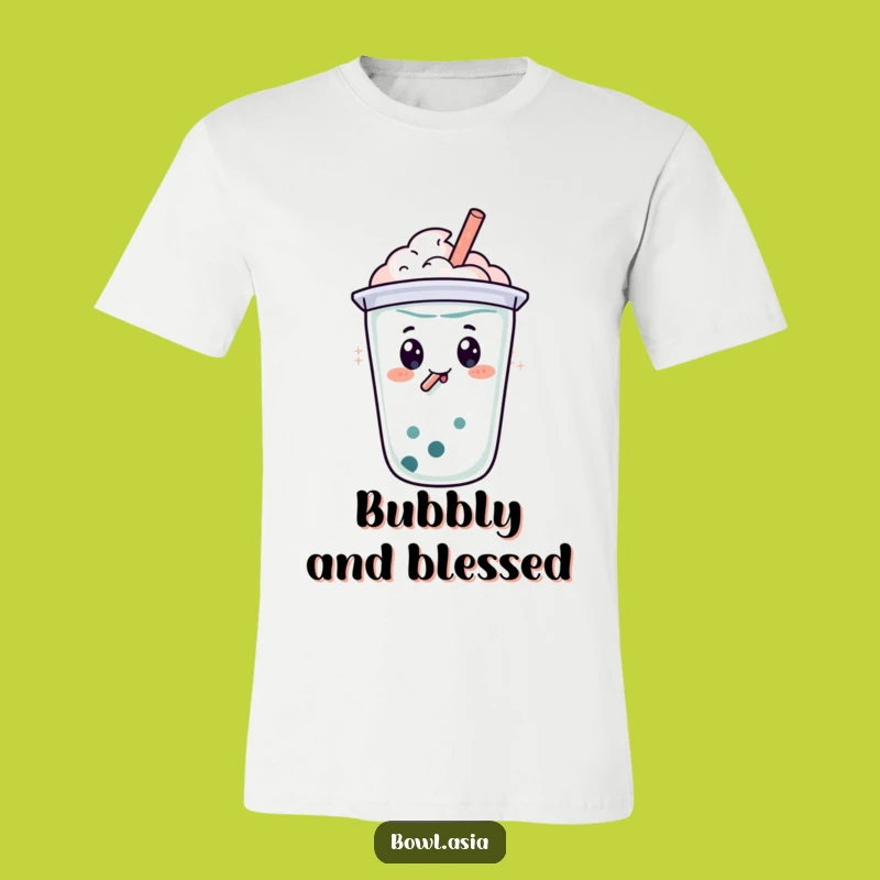 Funny Boba Tea Swirl T-Shirt: Wear Your Happiness with this Hilarious Tee